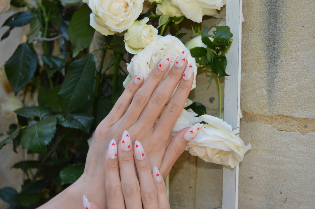 Heart Queen — press-on nails faits main Mimi