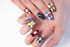 Argyle Pop — press-on nails faits main Mimi