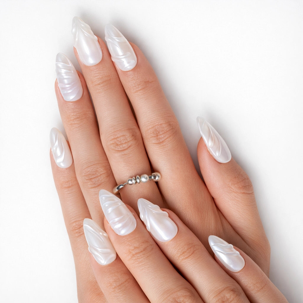 Moonlight — press-on nails faits main Mimi