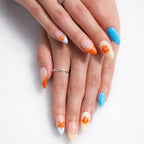Bali Sunset — press-on nails faits main Mimi