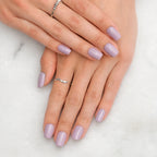 Silk Blush — press-on nails faits main Mimi