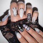 Liquid Metal — press-on nails faits main Mimi