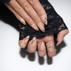 Golden Holiday — press-on nails faits main Mimi
