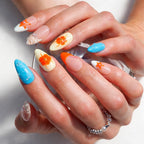 Bali Sunset — press-on nails faits main Mimi