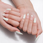 Green Envy — press-on nails faits main Mimi