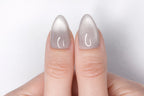 Grey Sirene — press-on nails faits main Mimi