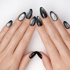 Obsidian — press-on nails faits main Mimi