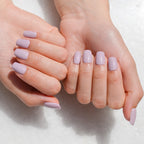 Silk Blush — press-on nails faits main Mimi