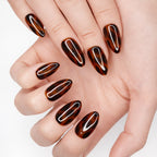 Tortoise Shell — press-on nails faits main Mimi