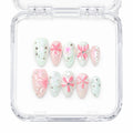 Pink Fever — press-on nails faits main Mimi