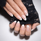 Silky French — press-on nails faits main Mimi
