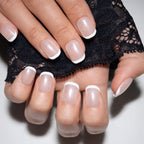 Timeless Square — press-on nails faits main Mimi