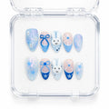 Sweet Bunny — press-on nails faits main Mimi