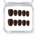 Mocha — press-on nails faits main Mimi