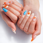 Bali Sunset — press-on nails faits main Mimi