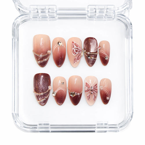 Butterfly — press-on nails faits main Mimi