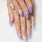 Amethyst Aura — press-on nails faits main Mimi