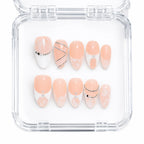 White Lace — press-on nails faits main Mimi