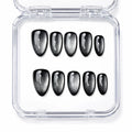 Obsidian — press-on nails faits main Mimi