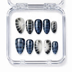 Dark Scale — press-on nails faits main Mimi