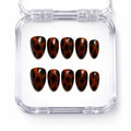 Tortoise Shell — press-on nails faits main Mimi